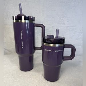 Stanley x Starbucks Purple Travel Mugs - Set of 2